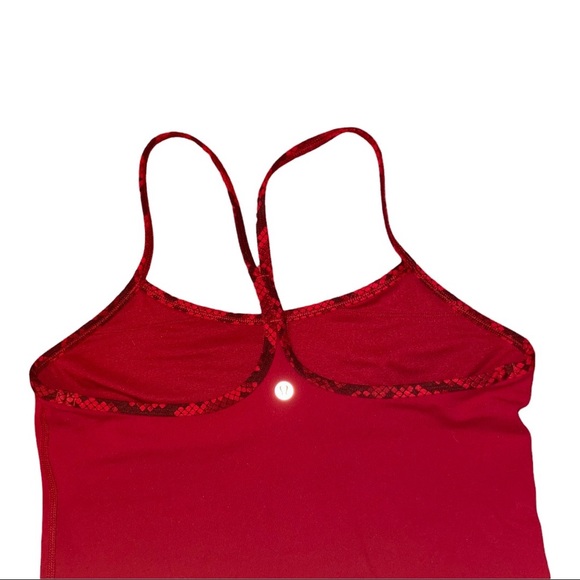 Lululemon Power Y Tank Cranberry Size 8 Athleisure - Picture 13 of 16